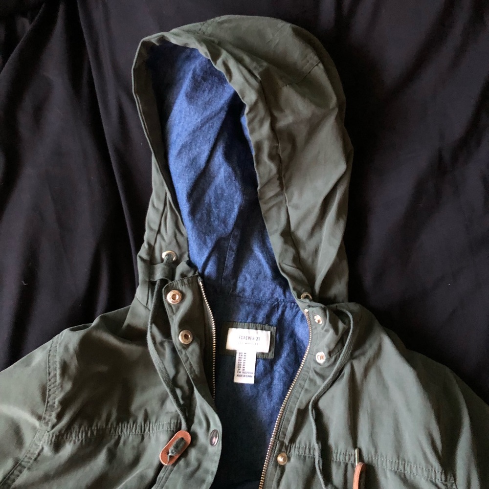 Forever 21 Army Green Jacket (M)